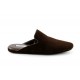 men's slippers MILANO  dark brown suede